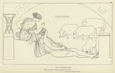 Theogony by John Flaxman